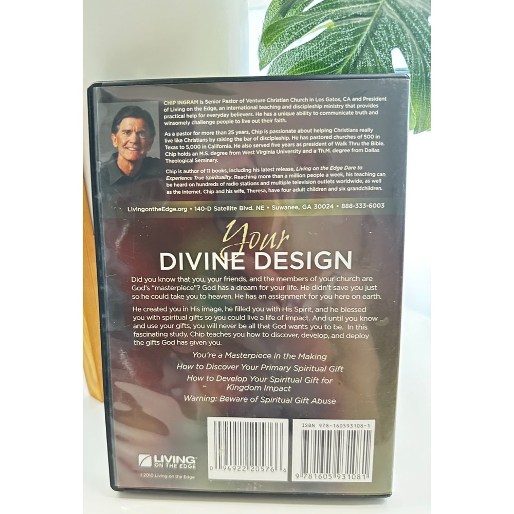Your Divine Design DVD Set by Chip Ingram – Spiritual Gifts Study Series - Picture 2 of 3